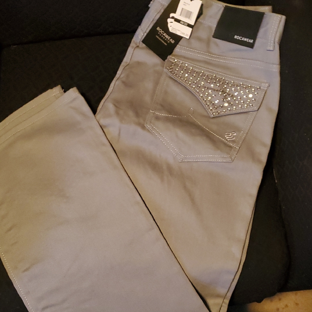 Rockwear Gray Straight Men Jeans